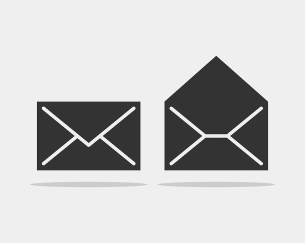 Définir envelopper la lettre des icônes. Modèle vectoriel d'icône d'enveloppe. Courrier
 - Vecteur, image