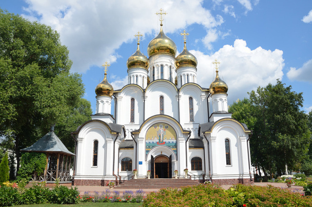 Nicolsky Cathedral in Nicolsky monastery in Pereslavl Zalessky, Golden ring of Russia. - Fotó, kép