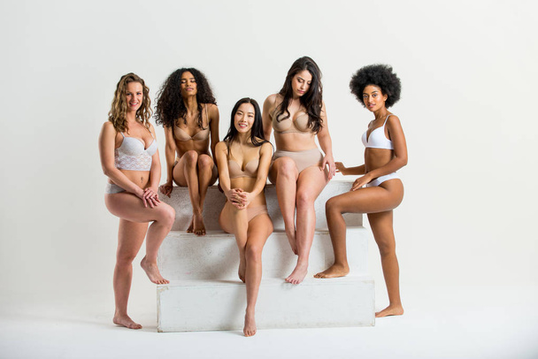 Beautiful women posing in underwear - Photo, Image