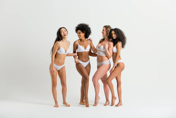 Beautiful women posing in underwear - Fotó, kép