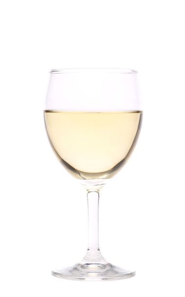 Glass of white wine. - 写真・画像
