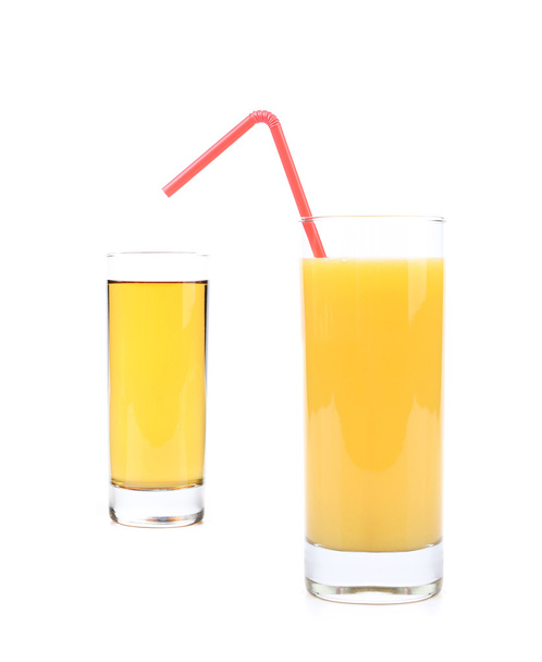 Two glasses of orange juice - Foto, Imagem