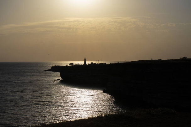 Cape Tarkhankut on a summer evening, Crimea - Photo, Image