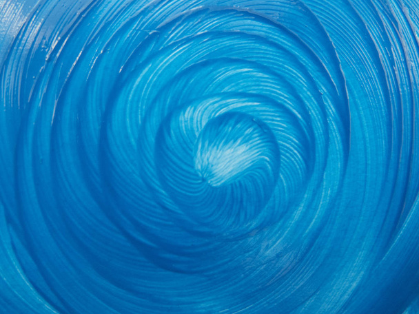 Beautiful abstract background about art from strokes of blue pai - Photo, Image