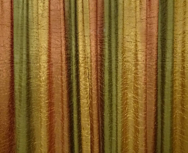 着色された織物の生地のカーテンストライプパターン垂直ストライプテクスチャの背景 - 写真・画像