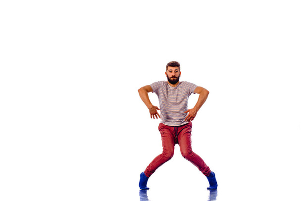 Hip hop acrobat bailando
 - Foto, imagen