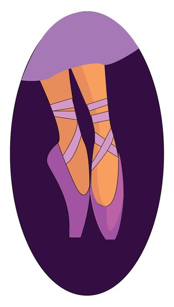 Zapatos de punta púrpura, vector o ilustración de color
. - Vector, Imagen