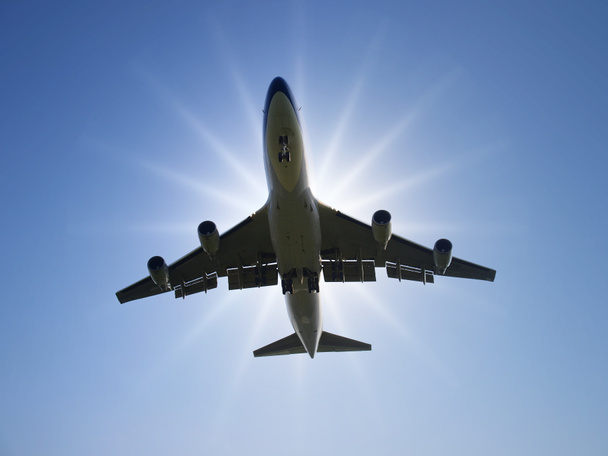 Airplane fly overhead - Photo, Image