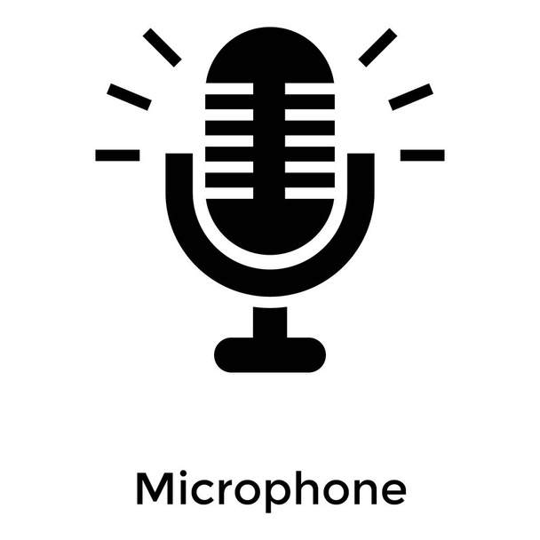 Hangrögzítés mikrofonjának tervezése  - Vektor, kép