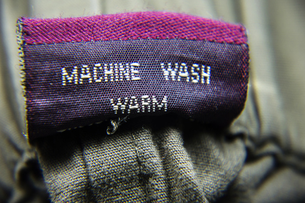 algemene kleding wasinstructies - Foto, afbeelding