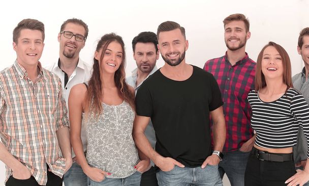 group of successful young people standing together - Φωτογραφία, εικόνα