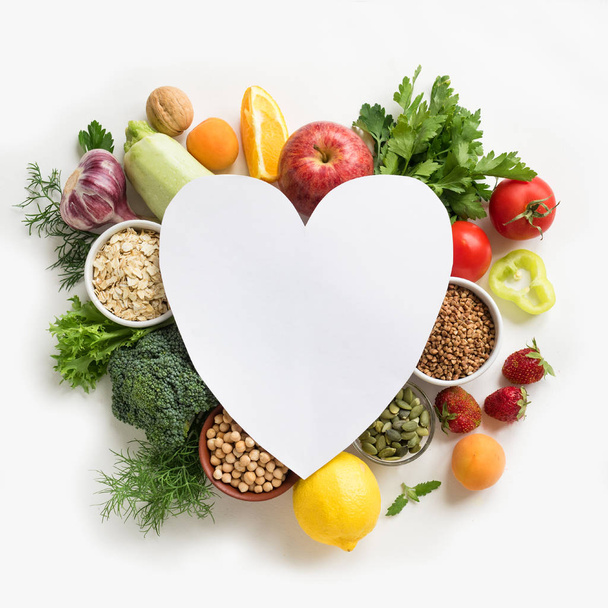 Healthy food for Heart - Φωτογραφία, εικόνα