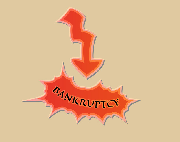 bankrot - Vektor, obrázek
