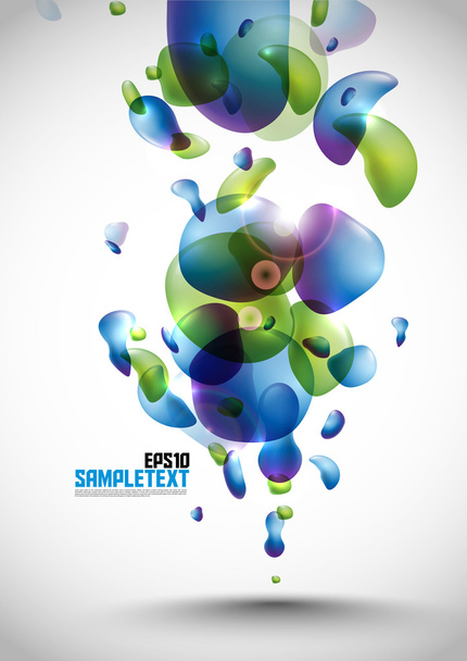 Colorful Bubbles Design - Vektor, Bild