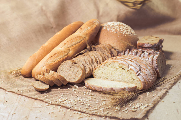 Different kinds of bread. - Photo, Image