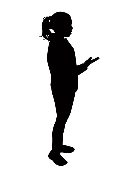une fille corps silhouette vecteur - Vecteur, image