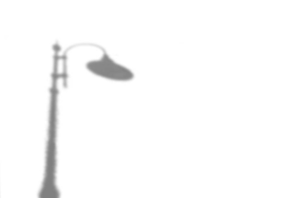 L'ombre d'un lampadaire. Image en noir et blanc pour superposer les photos ou la maquette
 - Photo, image