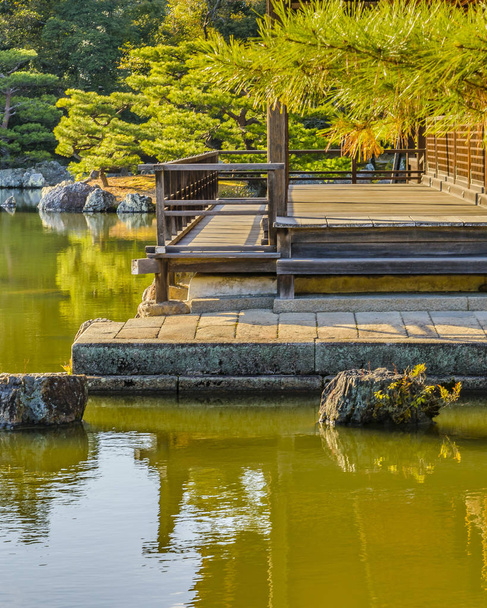 Kinkakuji Golden Pavilion, Kyoto, Japan - Zdjęcie, obraz