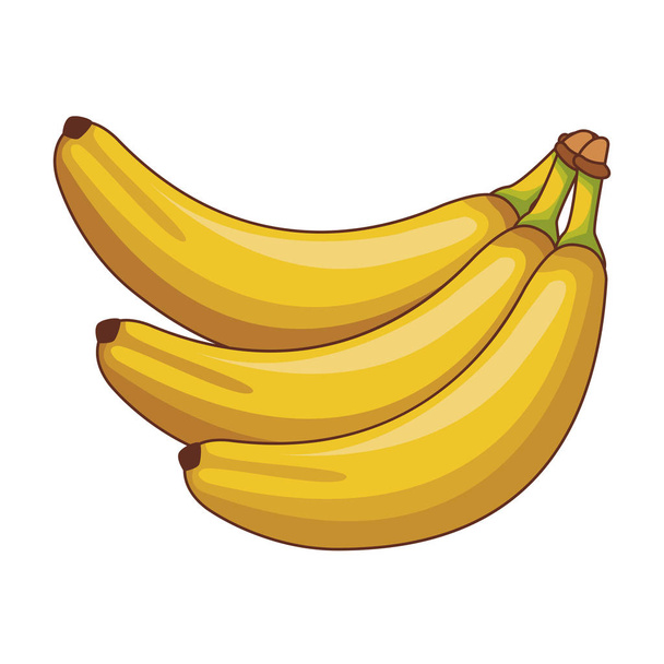 Bananas frutas doces
 - Vetor, Imagem