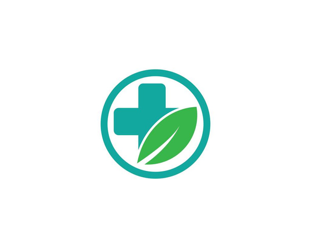 Wzór logo medycznego zdrowia - Wektor, obraz
