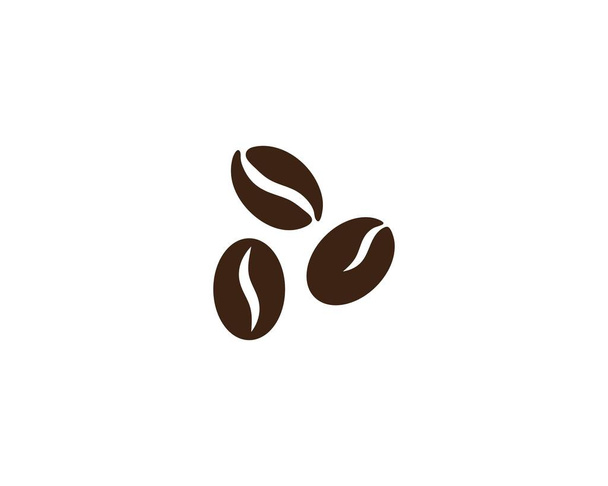 Plantilla de logotipo de granos de café
 - Vector, imagen