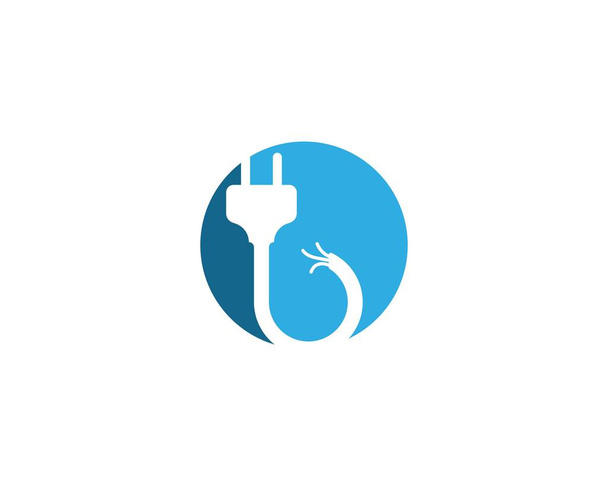 vector de logotipo de enchufe eléctrico
 - Vector, imagen