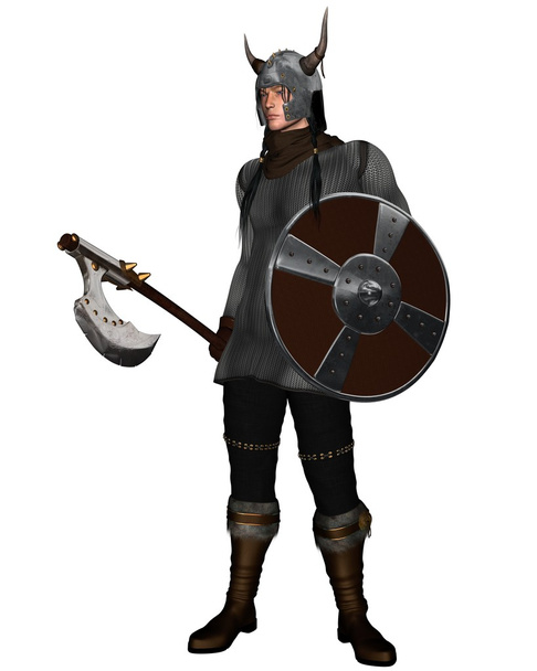 Fantasy stylu viking bojovník - Fotografie, Obrázek