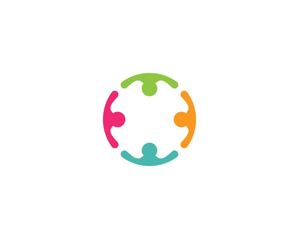 modello di logo per la cura della comunità - Vettoriali, immagini