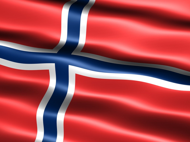 Bandeira da Noruega
 - Foto, Imagem
