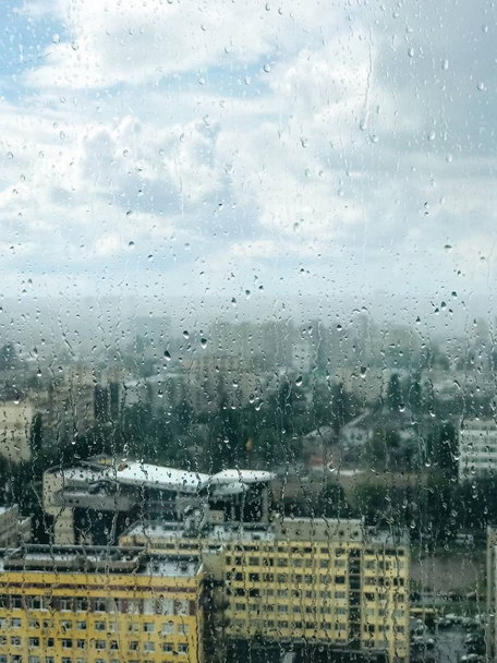 Vista panorámica de Kiev de la ciudad del horizonte
  - Foto, imagen