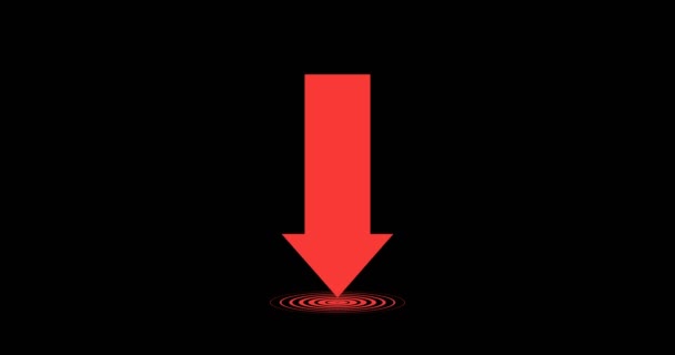 Flecha roja golpea objetivo Descargar capaz de bucle sin fisuras
 - Imágenes, Vídeo