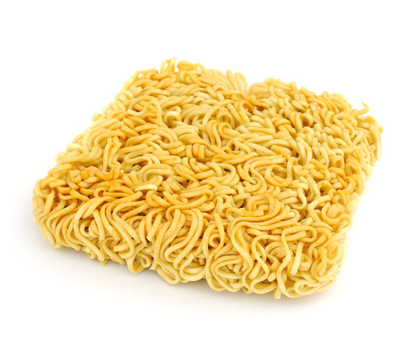 Instant Noodles op witte achtergrond - Foto, afbeelding