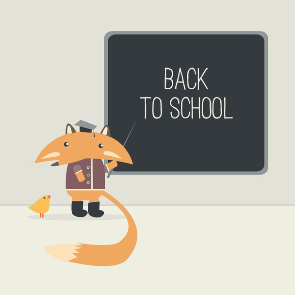 A vector illustration of a back to school background - Vector, Image