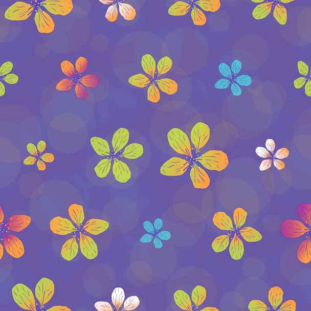 Floral Pattern - Vektor, kép