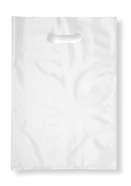 Пластиковий мішок на білому
 - Фото, зображення