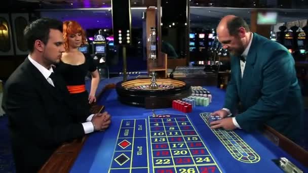 Gewinnen im Casino - Filmmaterial, Video