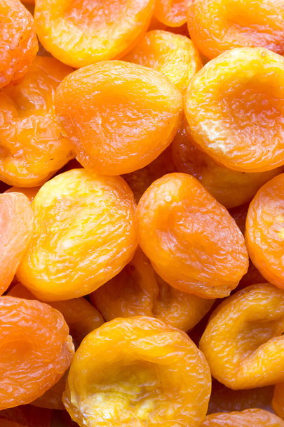 dried apricots, Dried fruits - close-up,  background, full frame - Foto, afbeelding