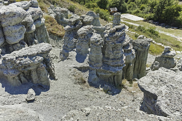 Rock formation The Stone Dolls of Kuklica, Republic of Macedonia - Foto, afbeelding