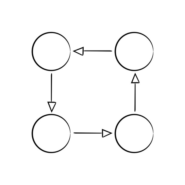 ilustração vetorial do diagrama, modelo
  - Vetor, Imagem
