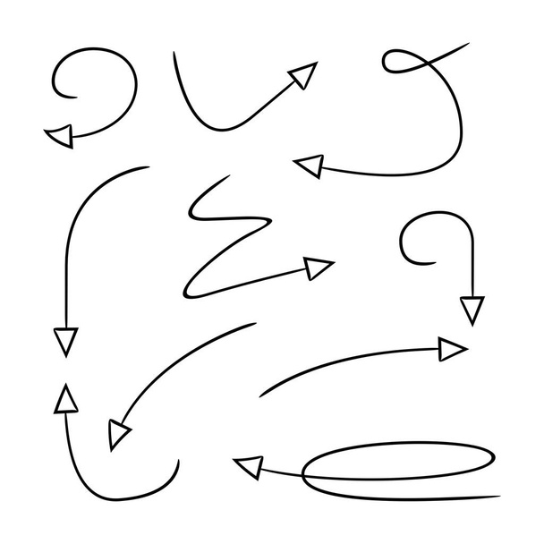 vector illustration of arrows - Διάνυσμα, εικόνα