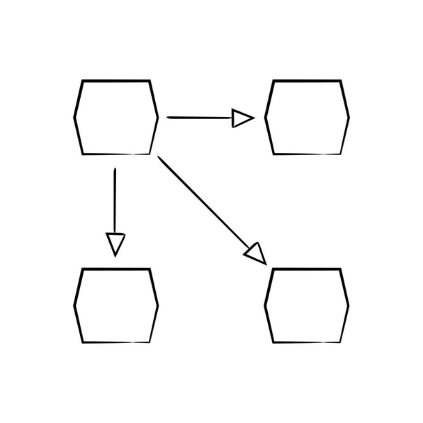 ilustracja wektorowa diagramu, szablon  - Wektor, obraz