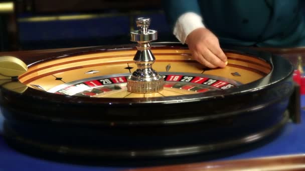 Roulette in casino Bled - Footage, Video