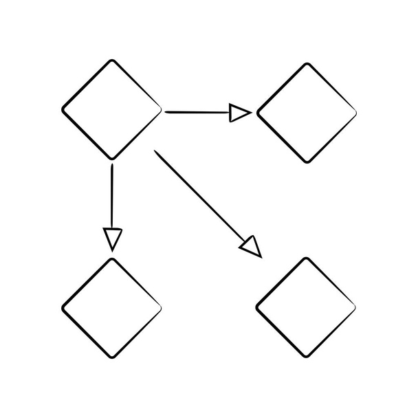 ilustracja wektorowa diagramu, szablon  - Wektor, obraz