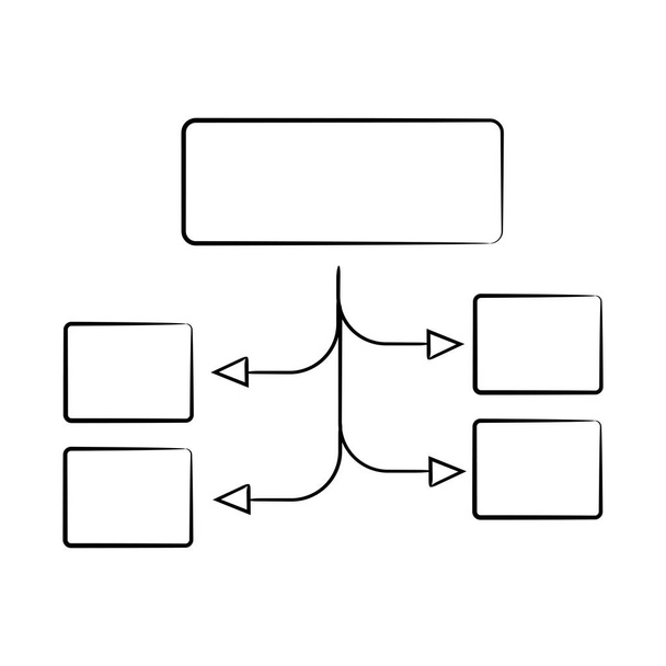 Vektorillustration des Diagramms, der Vorlage  - Vektor, Bild