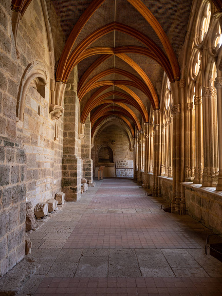 Монастир церкви Санта-Марія-ла-реал в селі Самона на Каміно-де-Сантьяго, Іспанія. - Фото, зображення
