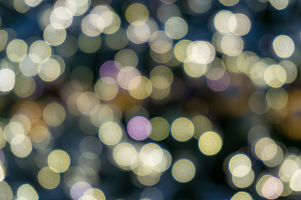 Abstract bokeh background of Christmas, Xmas, lights - Φωτογραφία, εικόνα