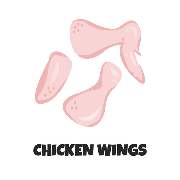 Διάνυσμα ρεαλιστική απεικόνιση των πρώτων φτερών κοτόπουλο - Διάνυσμα, εικόνα