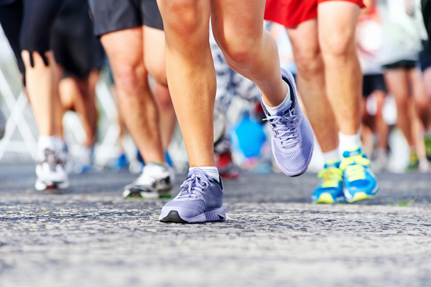 Menschen laufen Marathon - Foto, Bild