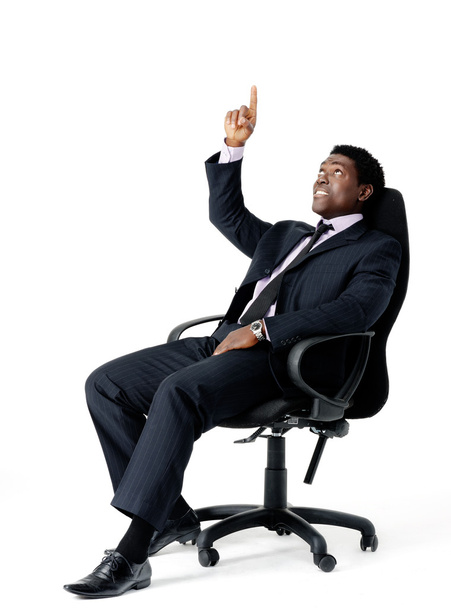 businessman in chair - Foto, afbeelding