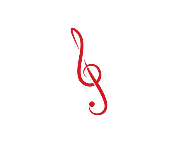 Musik Note Icon Vector - Vektor, Bild